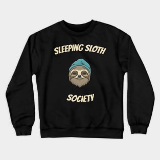 Sleeping Sloth Society Crewneck Sweatshirt